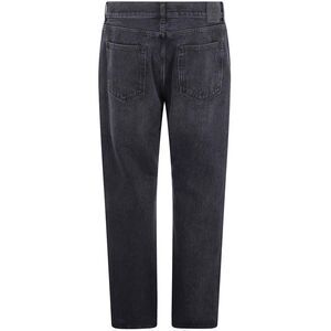 OFF-WHITE Men's Straight Leg Denim Jeans Men BLUE Pants